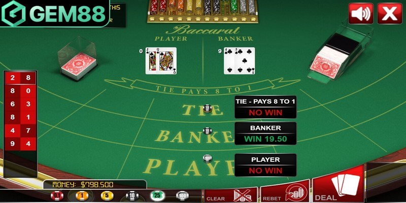 Nắm rõ quy tắc rút bài từ nhà cái khi tham gia đánh Baccarat