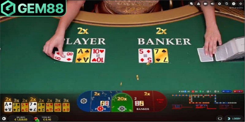 Quy trình đặt cược Baccarat online đơn giản với vài thao tác 