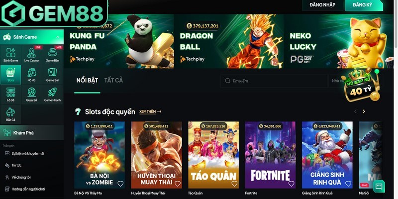 Nổ hũ Gem88 được xem là một điểm đến uy tín và hấp dẫn